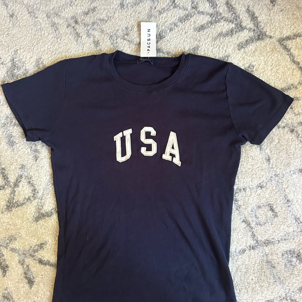 PacSun Dark Blue USA Tee